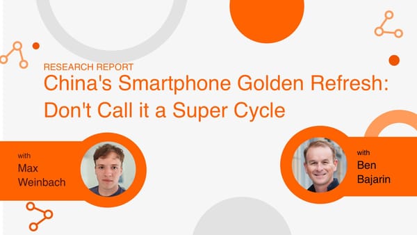 China’s Smartphone Golden Refresh: Don’t Call it a Super Cycle